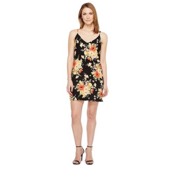 Sanctuary Floral spaghetti Printed Mini Slip Dress size xs - Picture 1 of 9